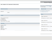 Tablet Screenshot of muzeum.powiat-skierniewice.pl